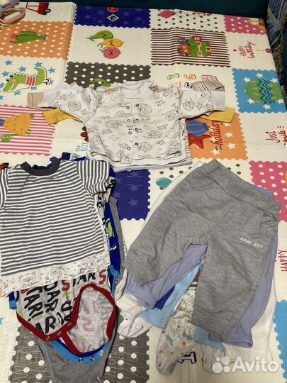 Вещи пакетом 3-6 месяцев на мальчика