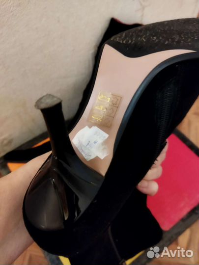 Сапоги Paolo conte натурал. замша 38 раз. Новые