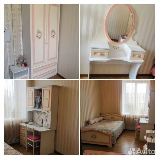 Трюмо, шкаф, кровать, стол алиса