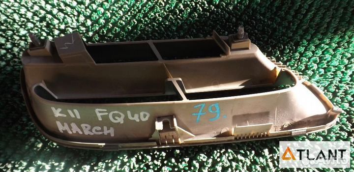 Заглушка бампера передняя левая nissan march