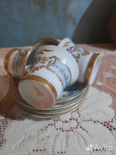 Кофейный тонкий сервес