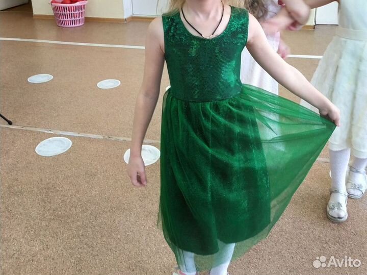 Новогоднее платье Елочка 116