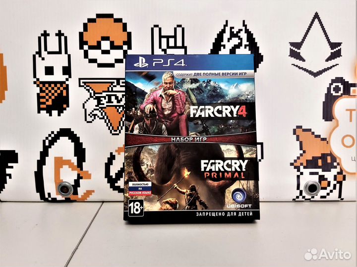 Игра для PS4 Farcry 4 + Farcry Prime