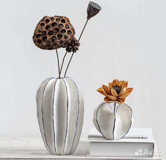 Керамическая ваза