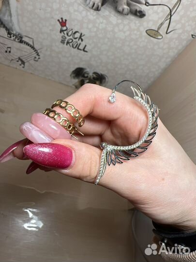 Серьги бижутерия