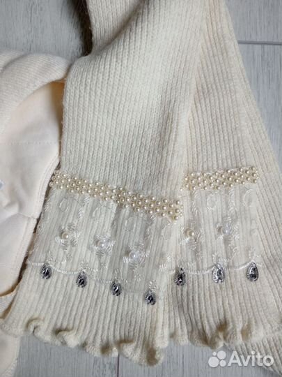 Комплект шапка, шарф