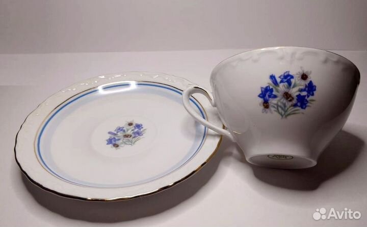 Чайная пара Васильки Германия kahla Кахла