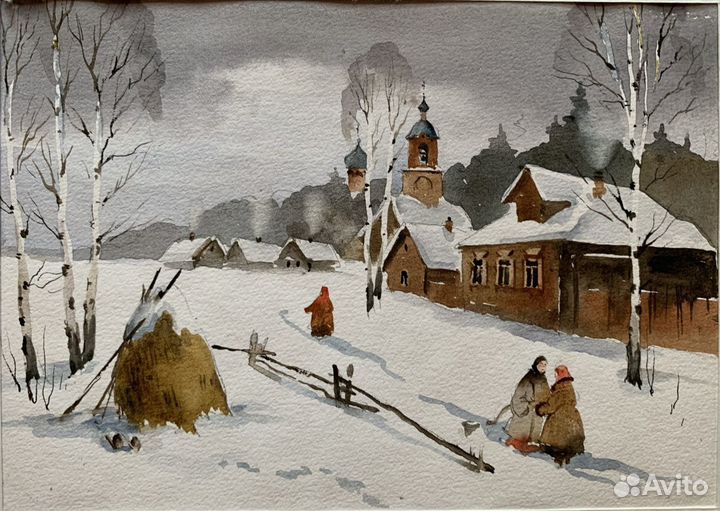 Картина акварель