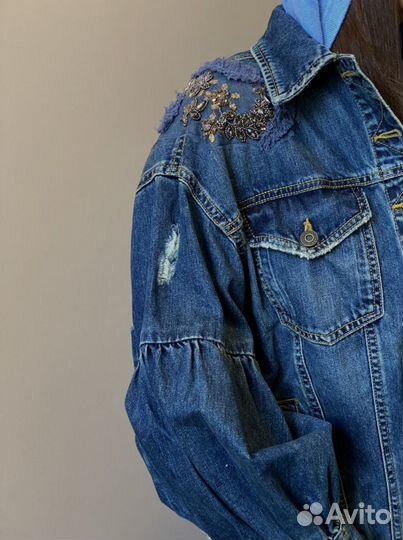 Джинсовая куртка Zara Basic M/L