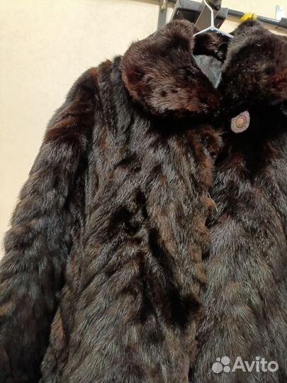 Шуба из норки хвостики