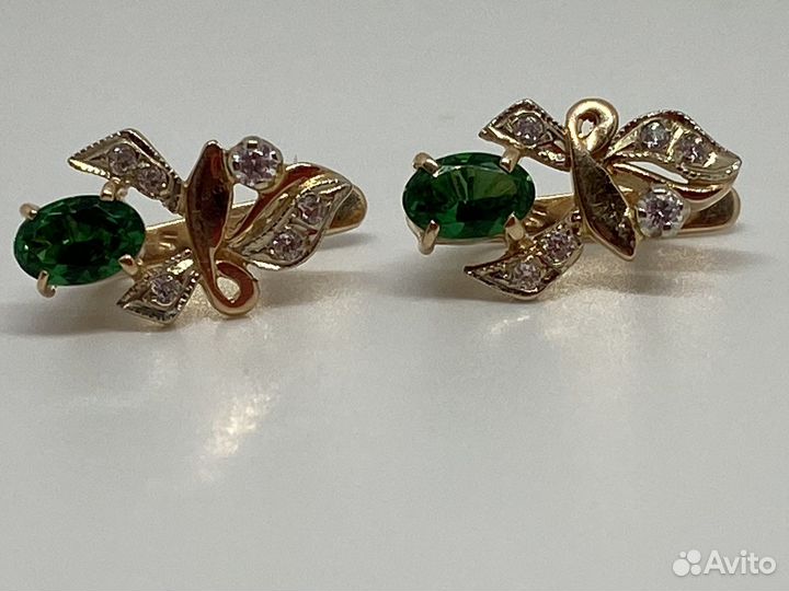 Золотые серьги СССР