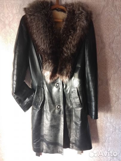Шуба норковая 42 44 бу до колени