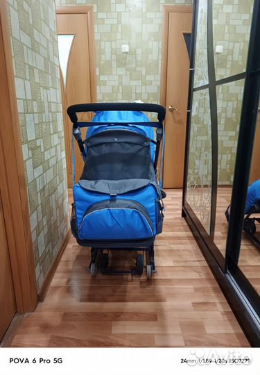 Детские санки коляска