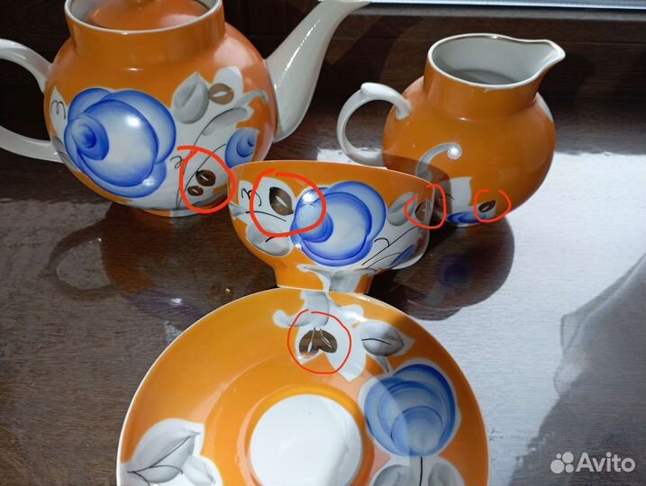 Сервиз чайный дулево 1 сорт