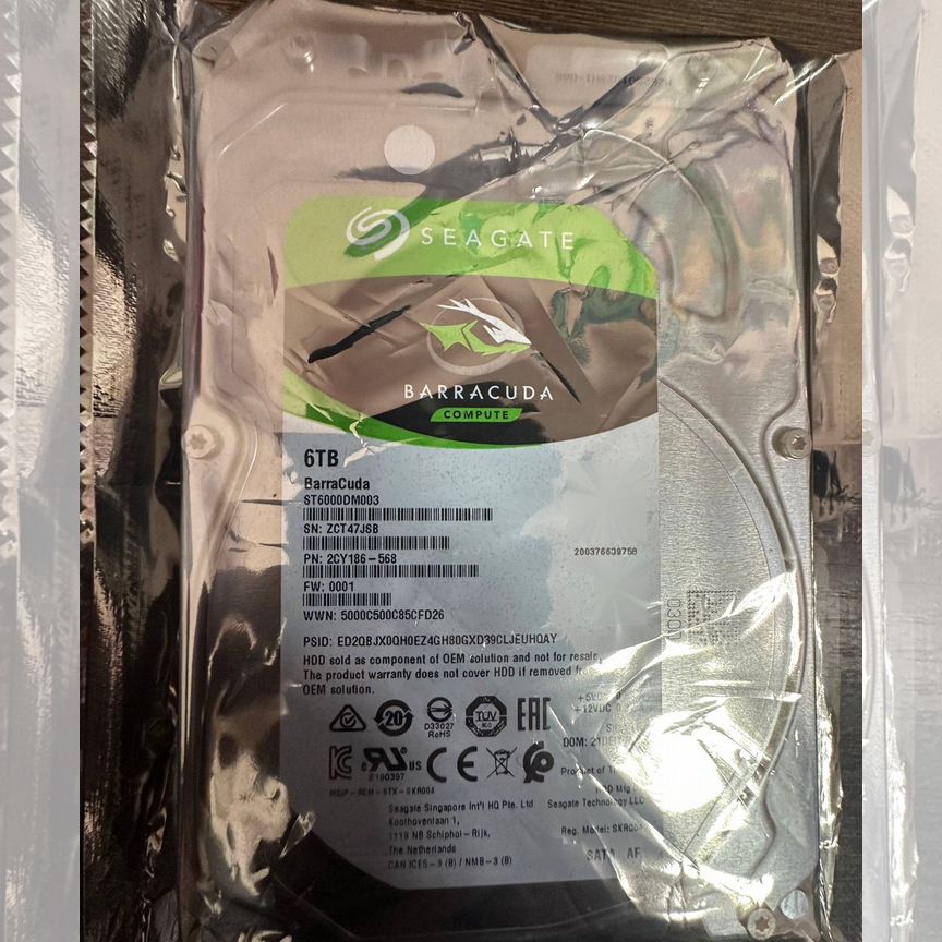 [ST6000DM003] Жесткий Диск Seagate Barracuda 6 Tb ()