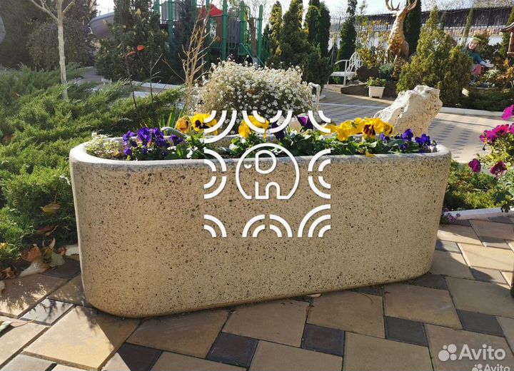 Вазон бетонный сицилия напрямую с цеха