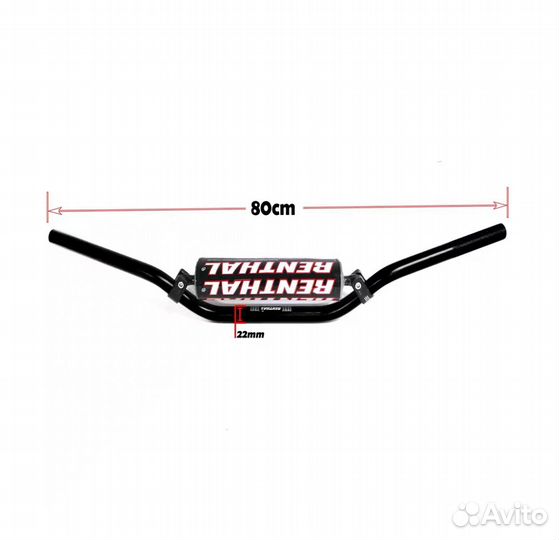 Руль renthal twinwall 22