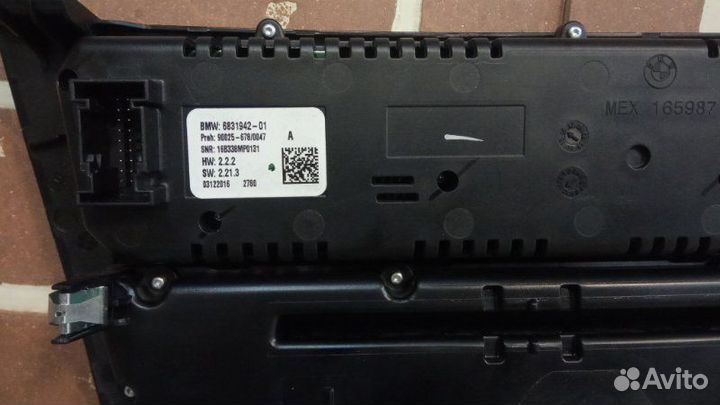 Панель климата Bmw X5/ X6 F15/ F16