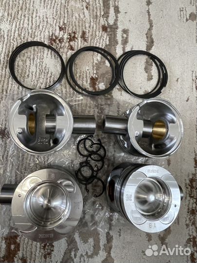 Комплект кольца +Поршень+палец+стопор