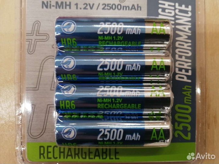 Аккумуляторная батарейка, новая 2500 мАчас