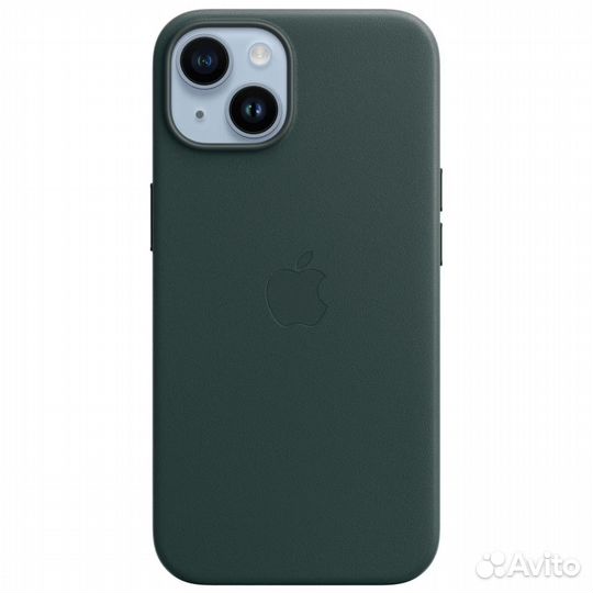 Чехол Apple iPhone 14 Leather MagSafe Forest Green