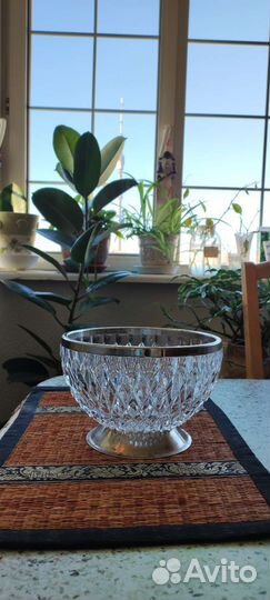 Хрустальная ваза для конфет или фруктов СССР