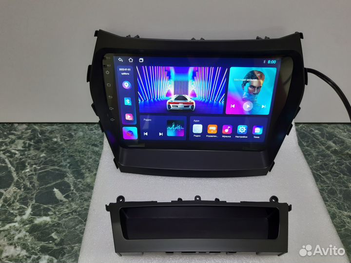 Штатная магнитола Hyundai SantaFe 2013-2016