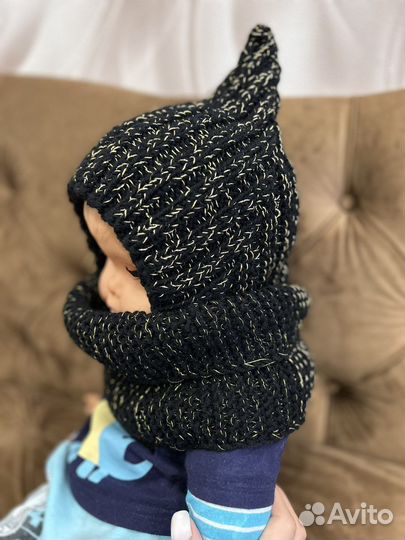 Шапка эльф, гномик и снуд