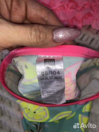 Купальник hema для девочки 98-104