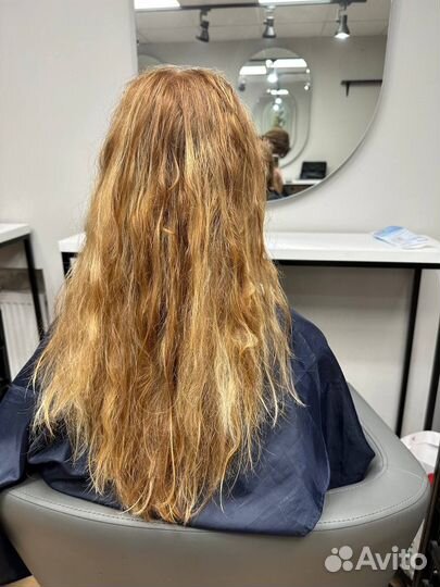 Кератиновое выпрямление волос