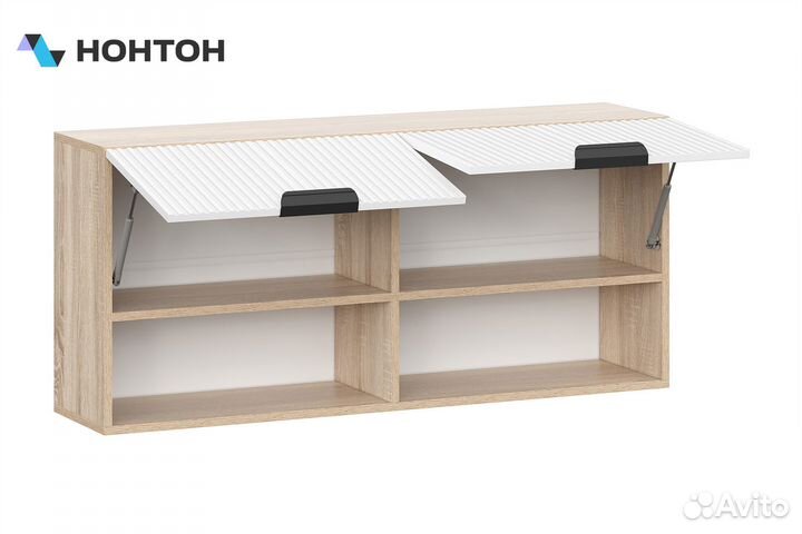 Полка Норд Line пл03-1200 дуб сонома / софт пломбир