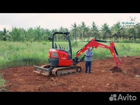 Мини-экскаватор Kubota U30-6S, 2024