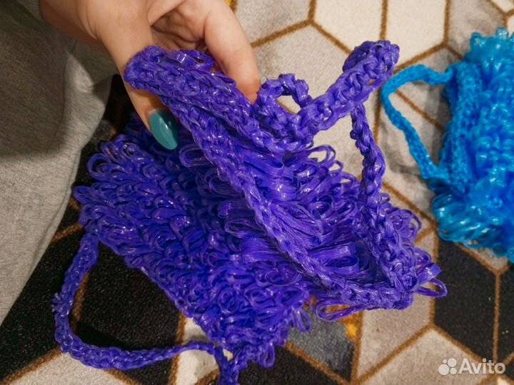 Мочалка ручной работы