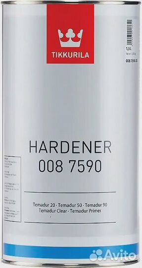 Тиккурила Temadur 7590 1л отвердитель на осно B714