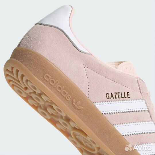 Кроссовки Adidas Gazelle indoor светло-розовые