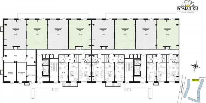 Свободного назначения, 51.78 м²