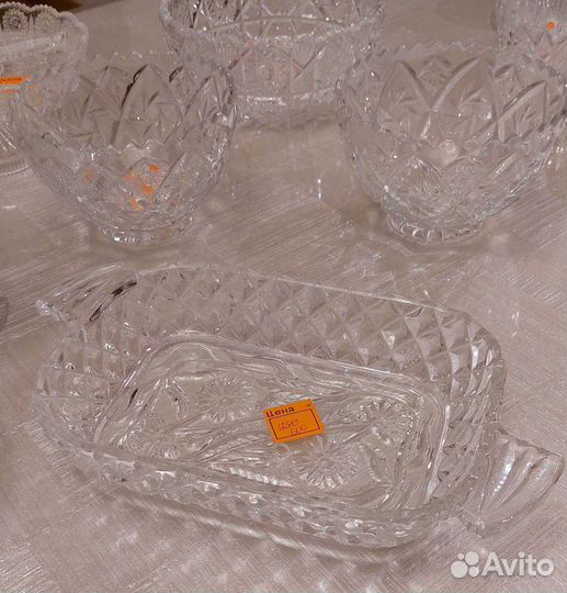 Посуда хрусталь ваза