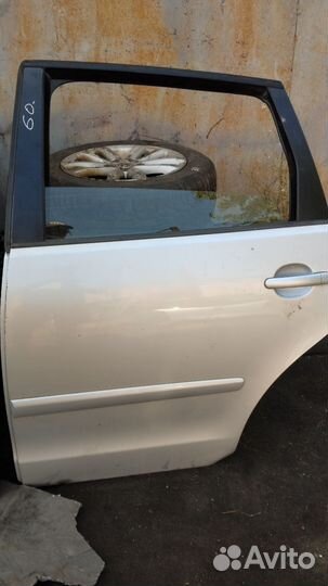 Двери задние Фольксваген Поло 2007 год. Хетчбек