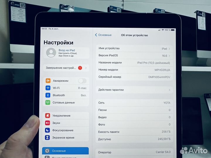 iPad Pro 10.5 256 LTE + Pencil + сзу