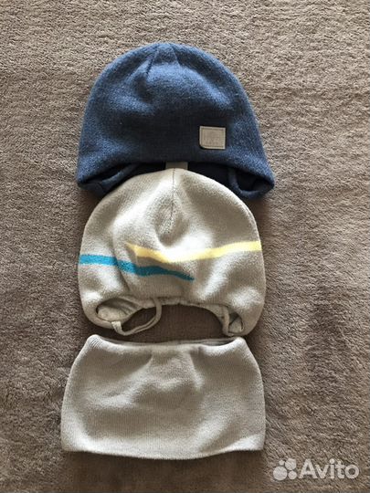 Шапка для мальчика демисезонная 46-50
