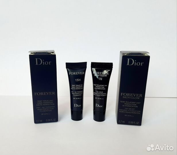 Dior Forever 1,5N и Forever Skin Glow 1N миниатюры