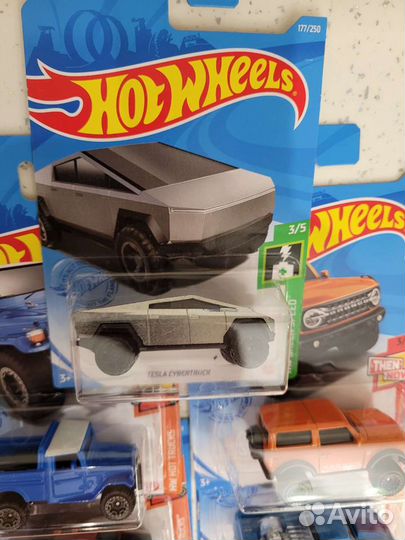 Хот вилс Hot Wheels Ford Bronco, Toyota, Tesla нов