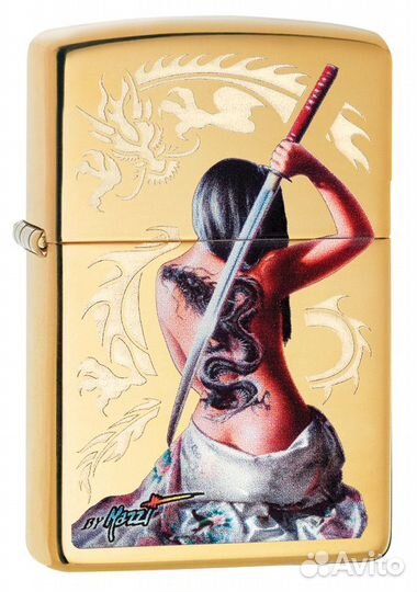 Зажигалка Zippo Mazzi Katana Girl 29668