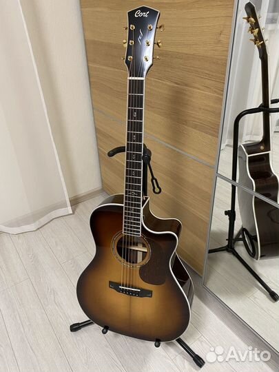 Электроакустическая гитара Cort Gold-A8-wcase-LB