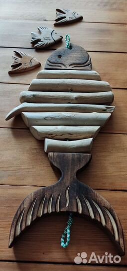 Рыба из дерева