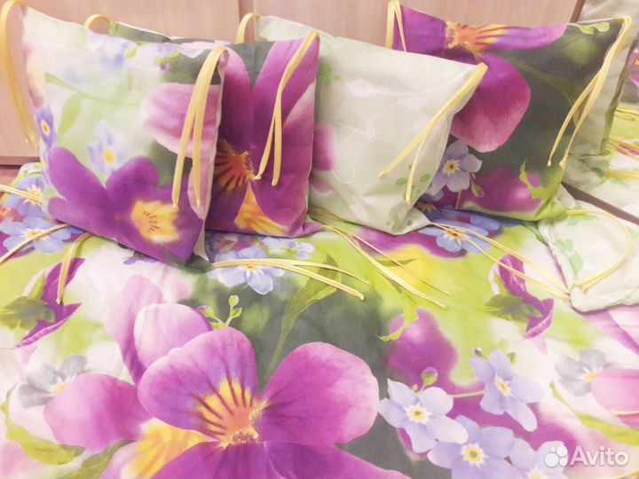 Бортики в детскую кроватку