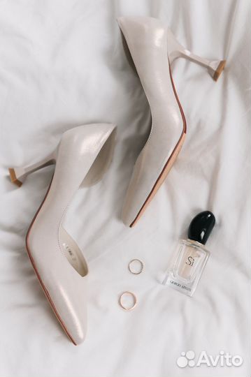 Туфли бежевые лодочки