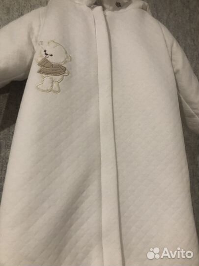 Зимний конверт для новорождённого шерстяной