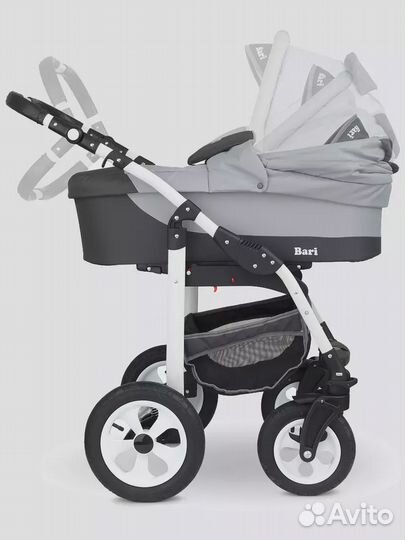 Коляска bari (BartPlast) 06 графит-серый