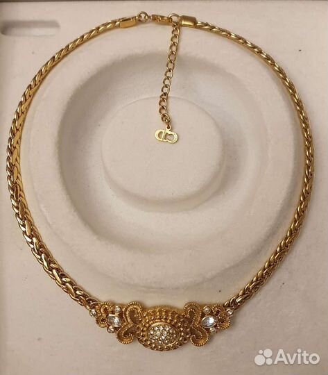 Колье Christian Dior, оригинал, 70-80ыегг, винтаж
